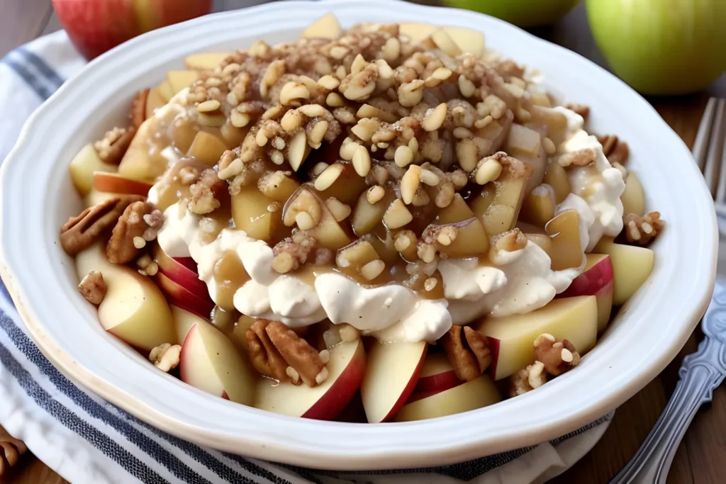 Apple Pie Cottage Cheese Bowl