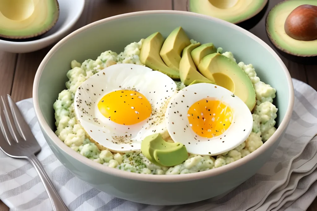 Avocado & Egg Cottage Cheese Bowl