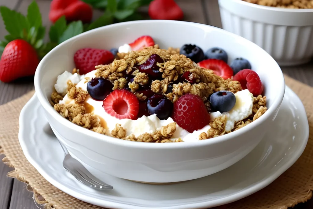 Berry Bliss Cottage Cheese Bowl