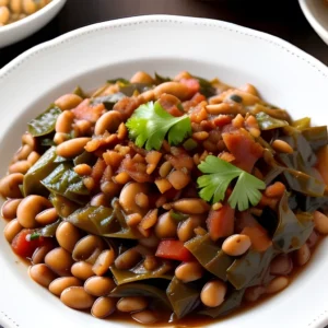 Black-Eyed Peas with Collard Greens