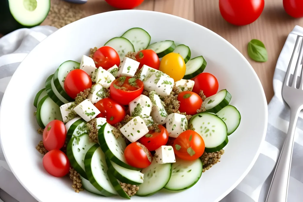 Mediterranean Cottage Cheese Bowl