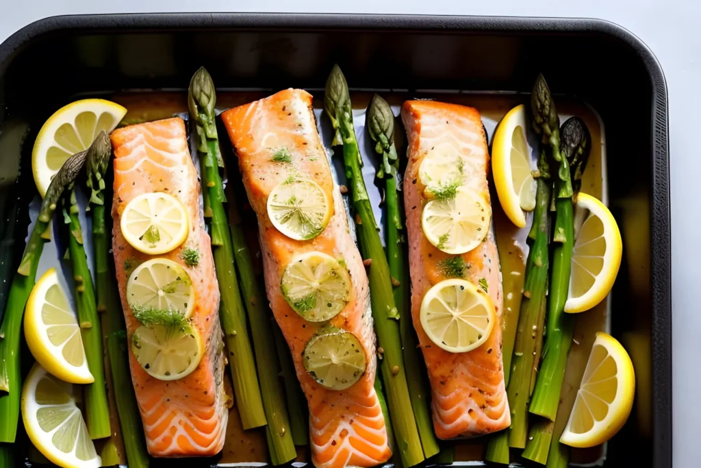 One-Pan Baked Salmon and Veggies