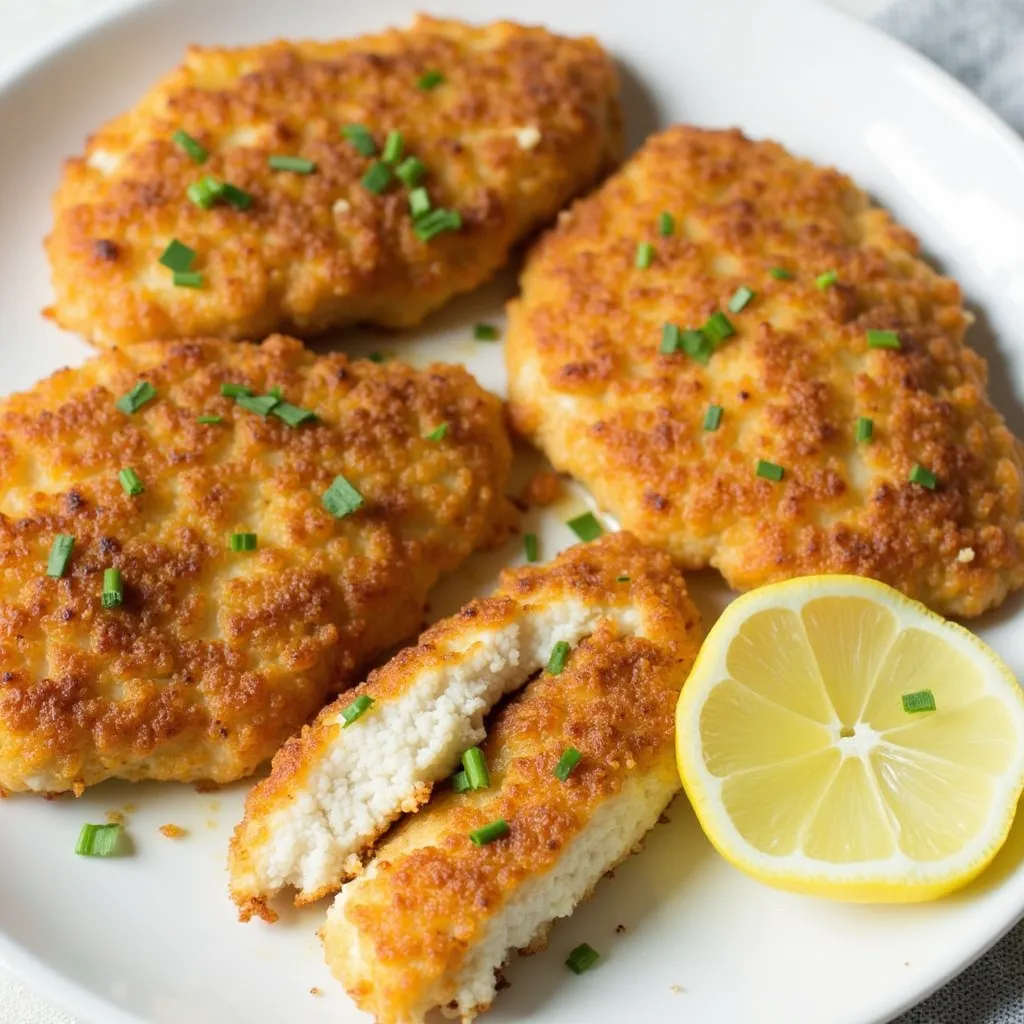 crispy baked chicken cutlets