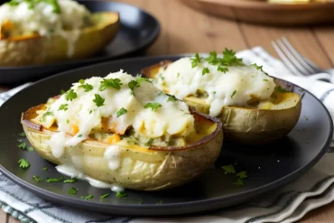 Leftover baked potatoes